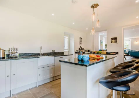 The kitchen at Torre Vean Manor, Porthleven
