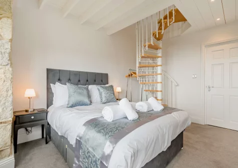 Bedroom #2 at Torre Vean Manor, Porthleven