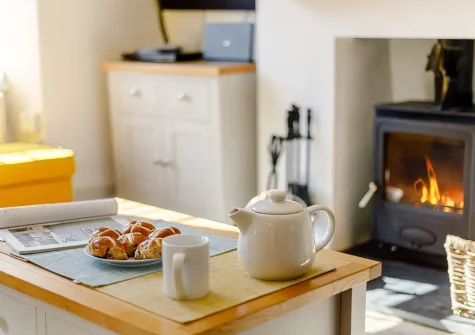 The living area at Torridge House, Instow