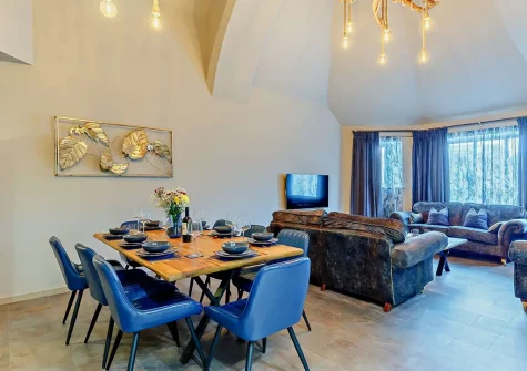 The dining area at Towan House, Newquay