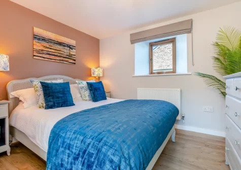 Bedroom #1 at Traeth Barn, Mawgan Porth