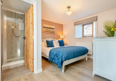 Bedroom #1 at Traeth Barn, Mawgan Porth