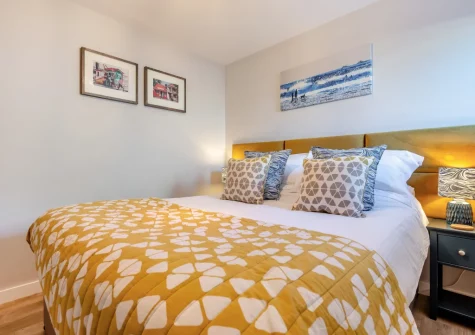 Bedroom #2 at Traeth Barn, Mawgan Porth