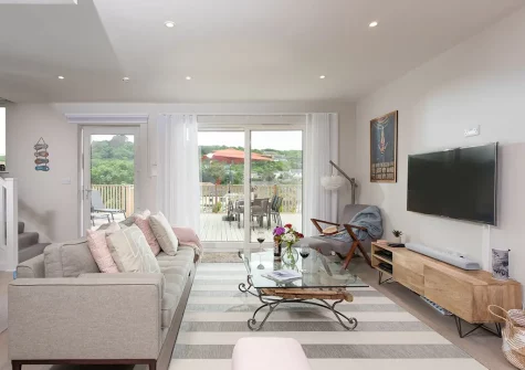 The living area at Tralee, Portreath
