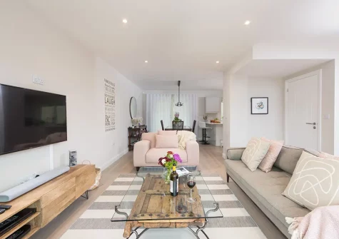 The living area at Tralee, Portreath