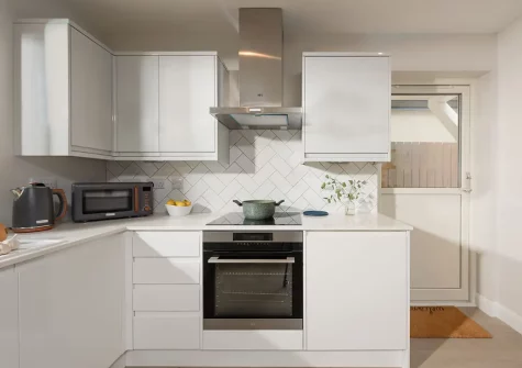 The kitchen at Tralee, Portreath