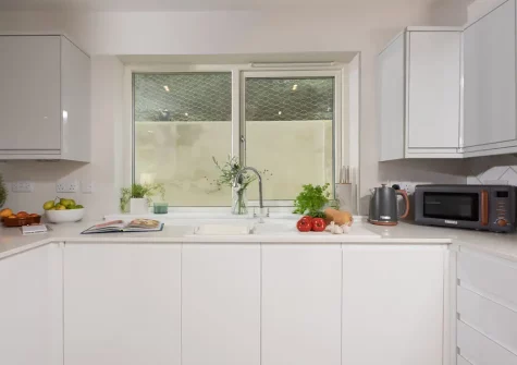 The kitchen at Tralee, Portreath