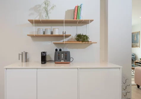 The kitchen at Tralee, Portreath