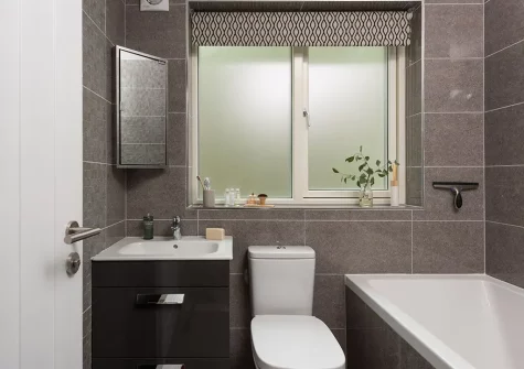The bathroom at Tralee, Portreath