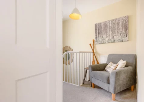 The first floor landing at Tranquillity Cottage, Appledore
