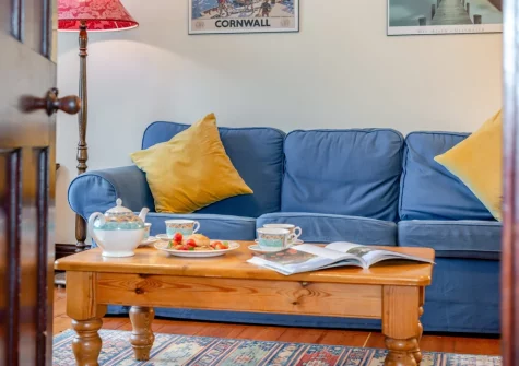 The living room at Trearth, St Merryn