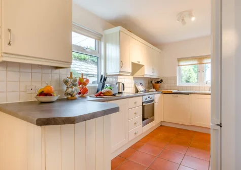 The kitchen at Trearth, St Merryn