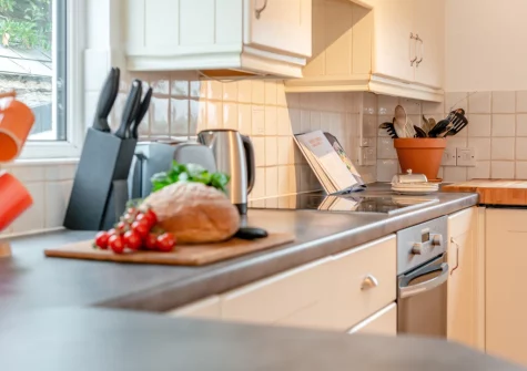 The kitchen at Trearth, St Merryn