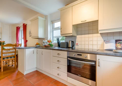 The kitchen at Trearth, St Merryn
