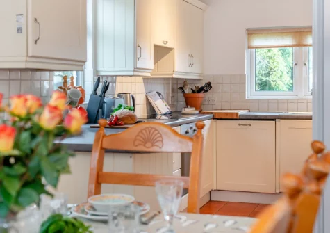The kitchen & dining area at Trearth, St Merryn