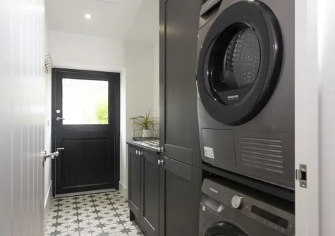 The utility room at Trebyre, St Ervan