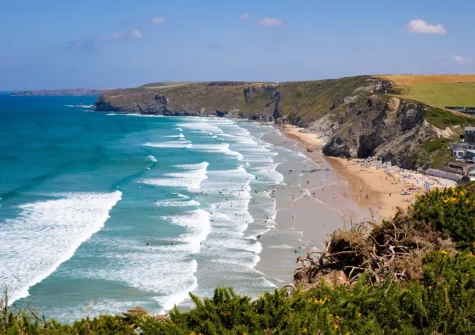 Tredinnick Farmhouse is an ideal base for visiting Watergate Bay and exploring Cornwall's many beautiful sandy beaches