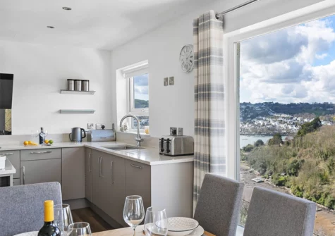 The kitchen at Tree Tops, Kingswear