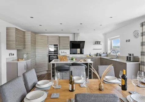 The dining area at Tree Tops, Kingswear