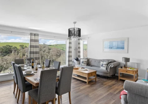 The dining area at Tree Tops, Kingswear