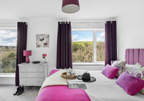 Bedroom #1 at Tree Tops, Kingswear
