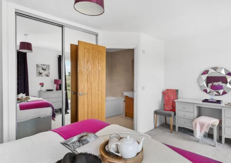 Bedroom #1 at Tree Tops, Kingswear