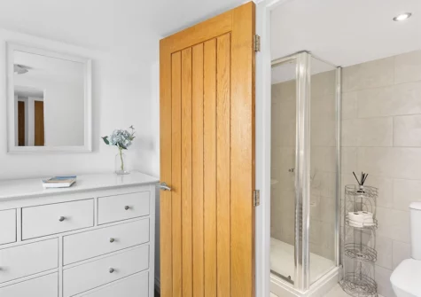 Bedroom #3 en-suite at Tree Tops, Kingswear