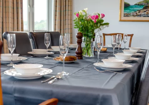 The dining room at Trefebus, Constantine Bay