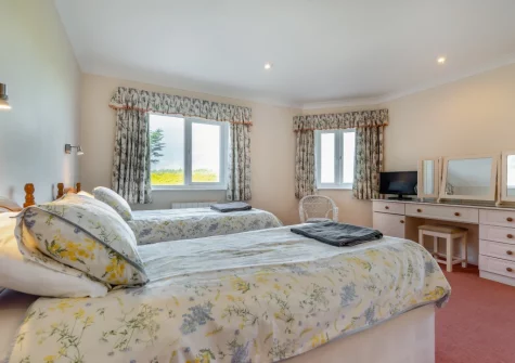 Bedroom #3 at Trefebus, Constantine Bay