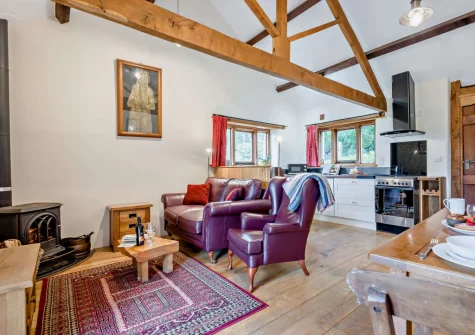 The living area at Trefrize, Bray Shop