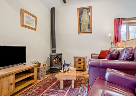 The living area at Trefrize, Bray Shop