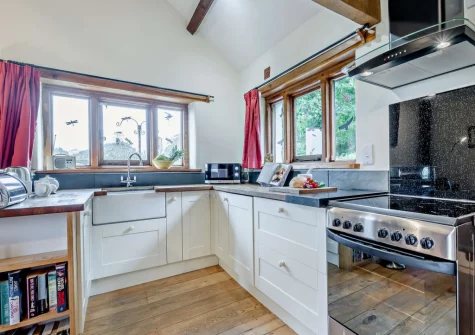 The kitchen at Trefrize, Bray Shop