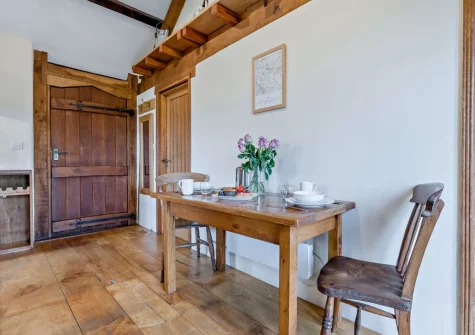 The dining area at Trefrize, Bray Shop