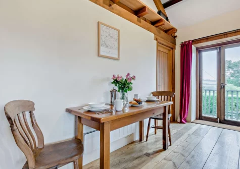 The dining area at Trefrize, Bray Shop