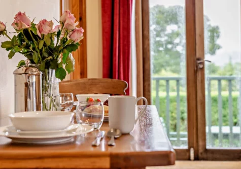 The dining area at Trefrize, Bray Shop