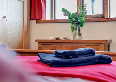 The bedroom at Trefrize, Bray Shop