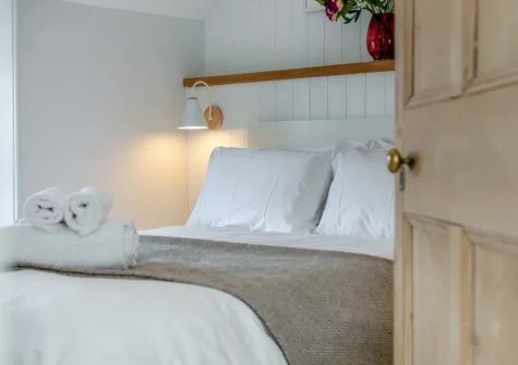 Bedroom #1 at Tregenna Farmhouse, Tredethy