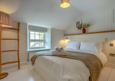 Bedroom #1 at Tregenna Farmhouse, Tredethy