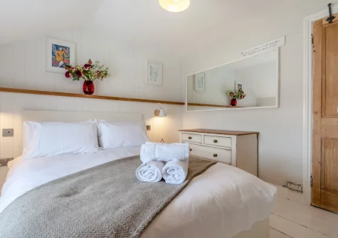 Bedroom #1 at Tregenna Farmhouse, Tredethy