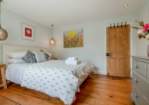 Bedroom #2 at Tregenna Farmhouse, Tredethy