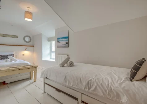 Bedroom #4 at Tregenna Farmhouse, Tredethy