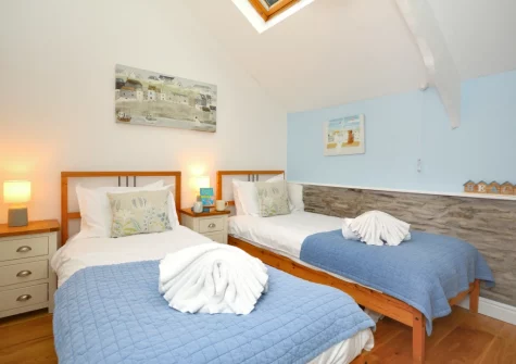Bedroom #2 at Tregerrick, Padstow
