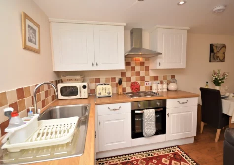 The kitchen at Tregoose, Week St Mary