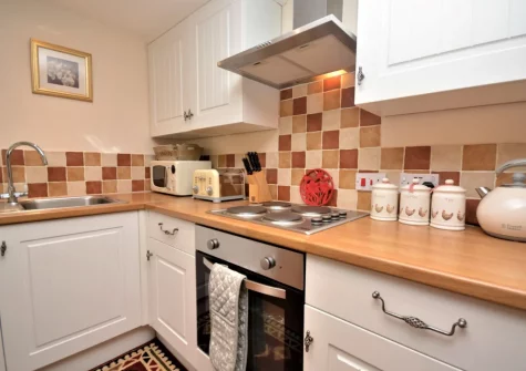 The kitchen at Tregoose, Week St Mary
