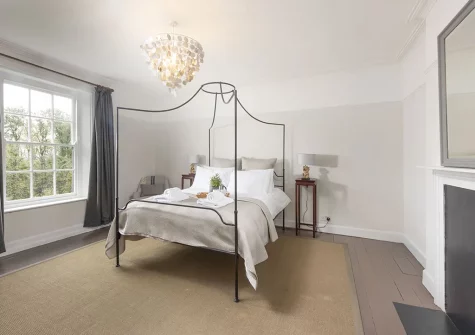Bedroom #1 at Treharrock Manor, St Endellion