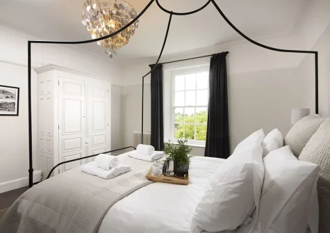 Bedroom #1 at Treharrock Manor, St Endellion