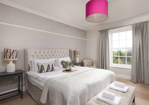 Bedroom #4 at Treharrock Manor, St Endellion