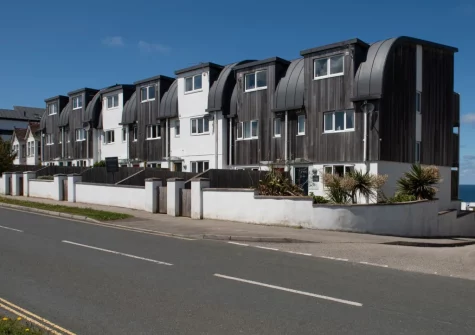 Trelantis, 5 Gwelva is set over four floors within a small development of luxury homes, just a short walk to the famous Fistral Beach