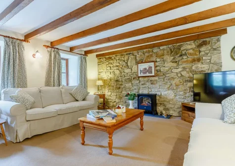 The living area at Trelawny, London Apprentice