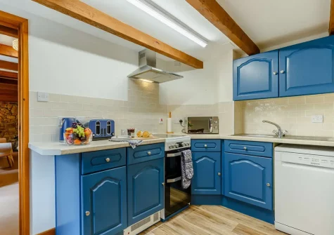 The kitchen at Trelawny, London Apprentice